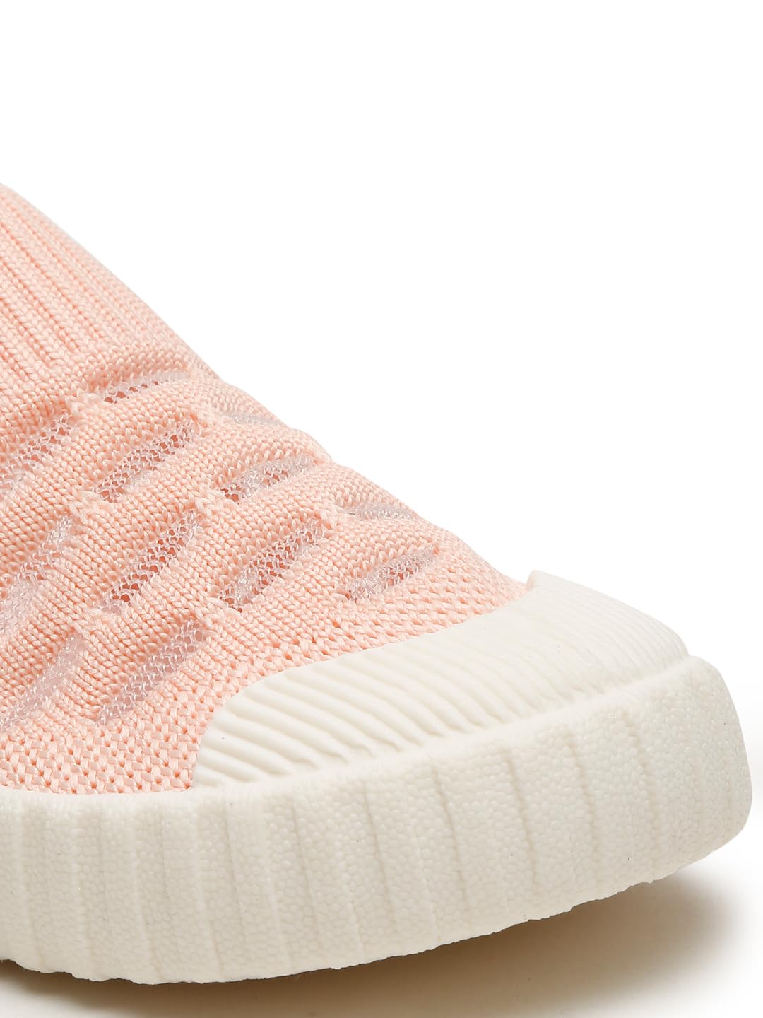 ONYC Cloudy Toddlers's First Step Shoes, Slip-On Sneakers, Lightweight, Breathable, for Girls, Peach (12 Months) 1