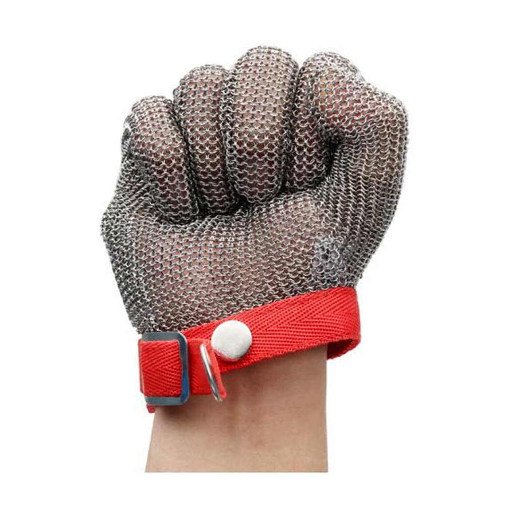 Guantes De Alambre De Acero Inoxidable De Grado 304 De Grado Alimenticio Guantes Resistentes De Corte De Protección De Seguridad Protección, Multiusos Duradero