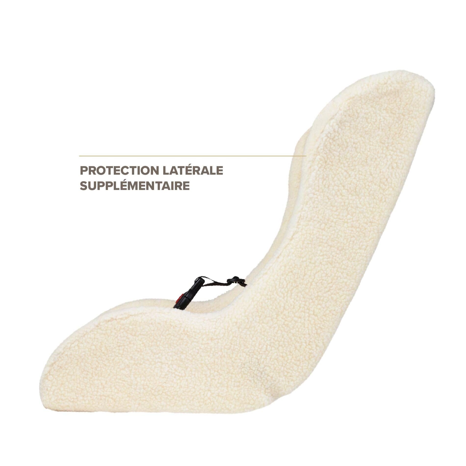 POLISPORT 8015000019 – Mini Pelican Tout Temps Réducteur de Siège Bébé avec Harnais 5 Points pour Remorque, Poussette et Vélo Cargo – Respirant, Sûr et Compatible de 7 à 18 Mois, Noir