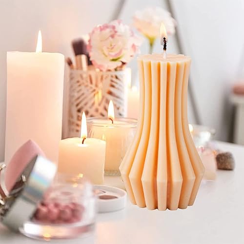 Miniatura 10 de 2 moldes de resina, moldes de silicona para velas, moldes de silicona 3D para velas, molde de vela para hacer adornos de velas, decoración de mesa