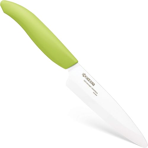 Vista 19 de KYOCERA Revolution Juego de cuchillos de cerámica de 2 piezas: cuchillo de chef para tus necesidades de cocina, cuchillo Santoku de 5.5 pulgadas