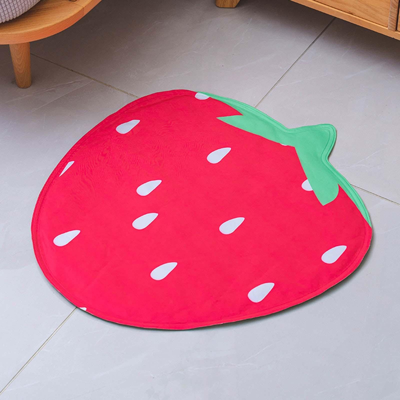Alfombrilla para Perros, Almohadilla para Dormir, Cama Portátil Impermeable, Manta para Gatos para Suelo, Caseta, Fresa