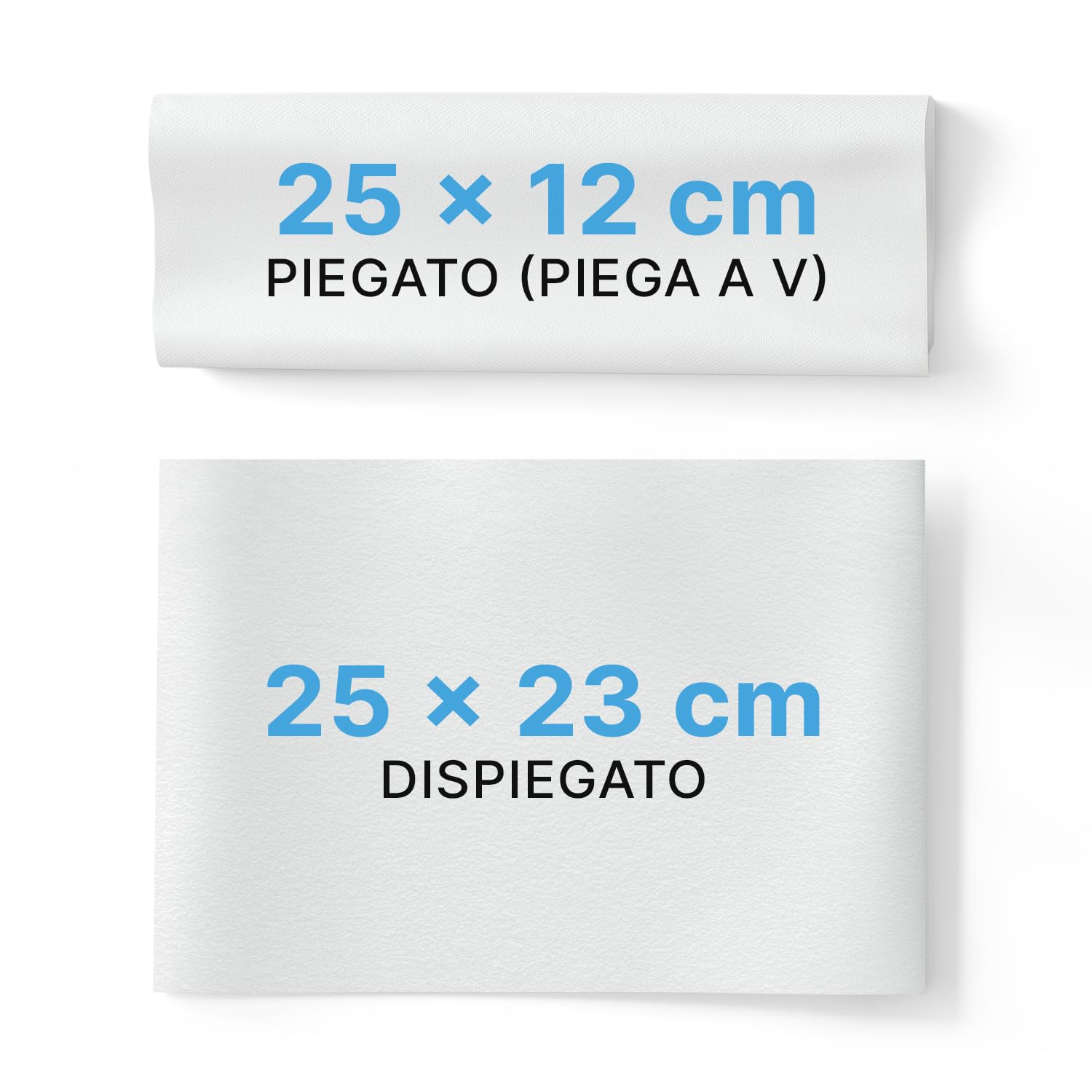 ARNOMED Asciugamani monouso 10.000 pezzi, Asciugamani usa e getta a 1 velo con piegatura a V, Carta da cucina 25x23cm, Carta mani per dispenser 20x250, Asciugamani carta monouso piegati