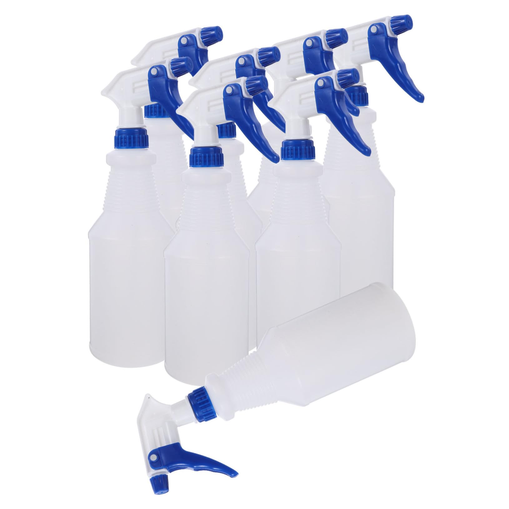 Ipetboom Botellas de Spray Pequeñas 750 Ml Color Aleatorio de Plástico 8 Unidades Pulverizador Recargable para Peluquería y Riego de Plantas Uso Profesional