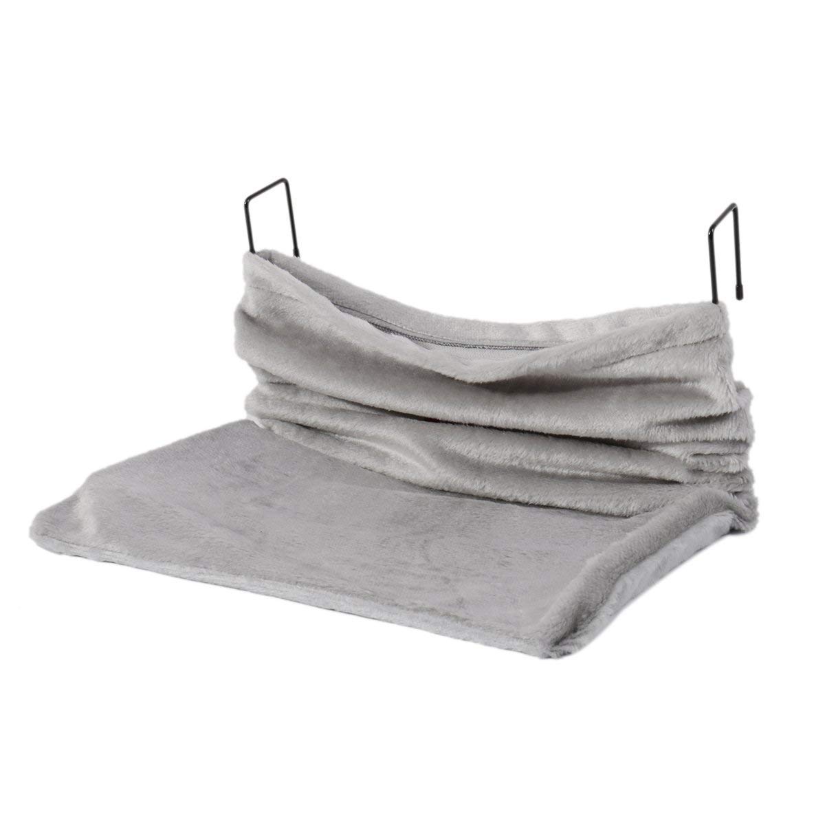 PETCUTE Chat Radiateur Chaud Lit radiateur pour Chat Lit De Radiateur pour Animaux De Compagnie Polaire avec Cadre en Métal Fort Supporte jusqu'à 7.5 kg
