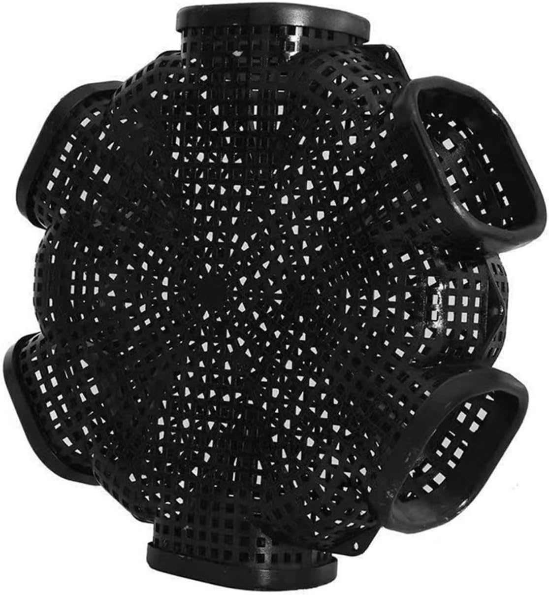 VANZACK Fishing Trap for Eels and Shrimp 6-Entry Portable Plastic Crawfish Net Large Capacity Fishing Bait Trap for Crab for Anglers and Recreational