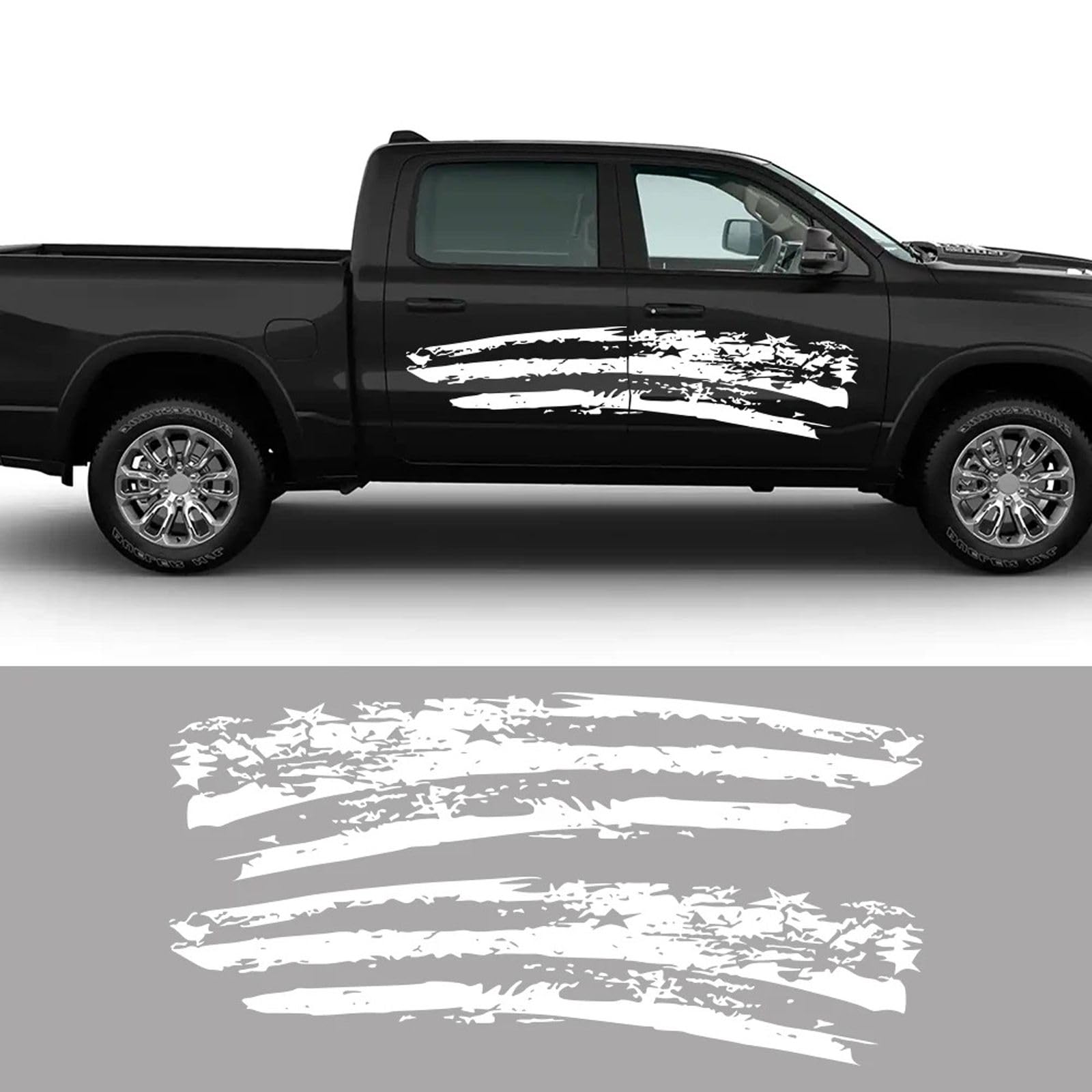 Ślady rozprysków samochodu Naklejka powitalna Pickup Truck Uniwersalna winylowa graficzna naklejka dekoracyjna Okładka Auto Tuning Akcesoria