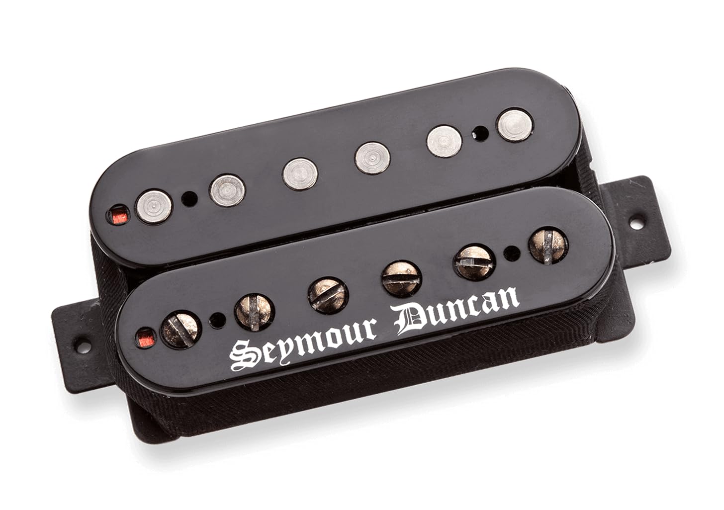 Seymour Duncan Black Winter 11103-91-B High Output Passive Trembucker Bundle with 12x Fender Guitar Picks and Liquid Audio Polishing Cloth - Created for Heavy Metal Pickups, Thrush, Extreme Styles
