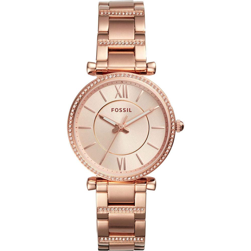 Womens Analogue Metallic Watch - ES4301I_Pink_Free Size-image-1