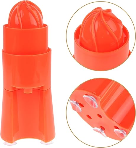 Miniatura 8 de Uonlytech Exprimidor manual de cítricos, prensa de mano, exprimidor de frutas fácil de apretar para limones y naranjas, diseño ergonómico,