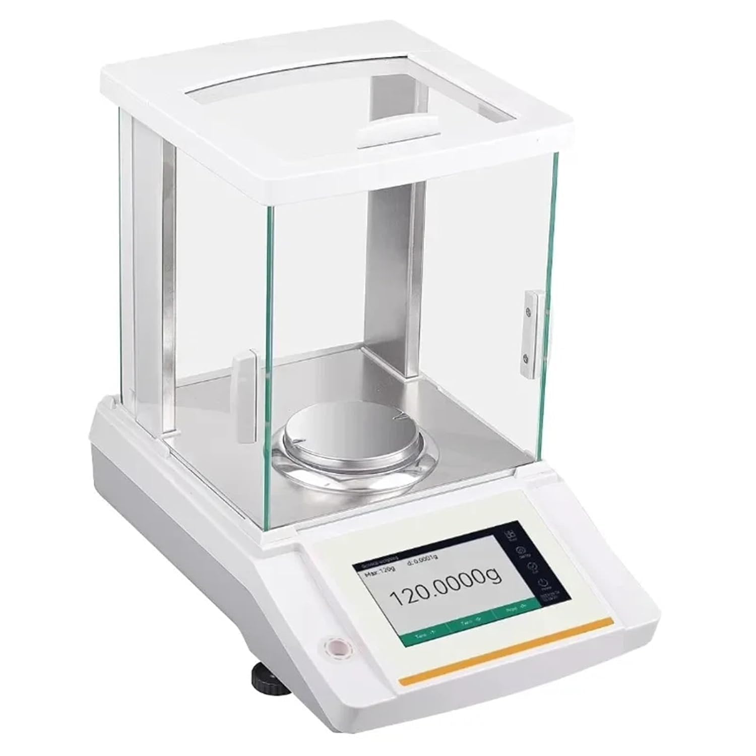 KGLHJDY Digital Scales, 0.0001g Digital Weighing Scale 0.1mg, Precise Analytical Balance Touch Screen Laboratory Balance RS232C(FA1204XC)