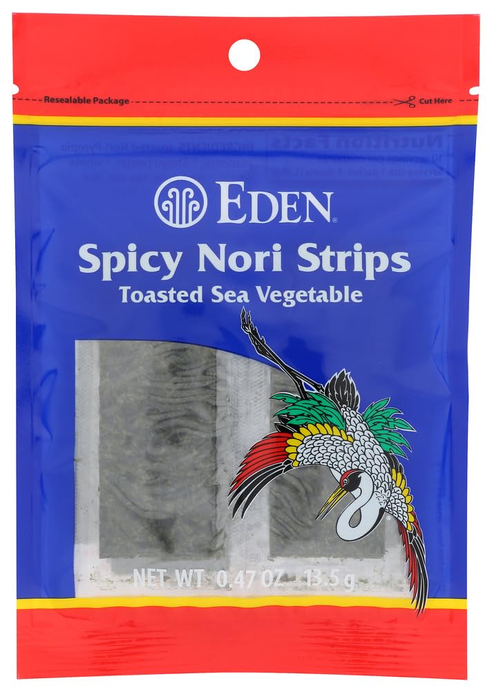 Eden Foods - Sea Vegetable Spicy Nori - Case of 12 - .47 OZ