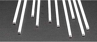 Plastruct MS-125 Square Rod.125 10 PLS90780 Plastic Building Supplies