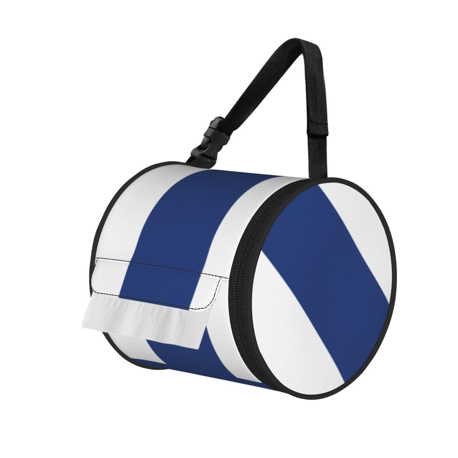 Finnish Flag Print Fashion Tissues Organizer Box, Hanging Tissue Holder For Purse Coins For Car Office Daily Outing