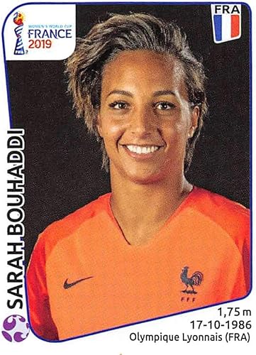 2019 Panini FIFA Women's World Cup France Album Stickers (Individual Sticker Only) Soccer #26 Sarah Bouhaddi France 2 Inch by 2 12 Inch Collectible