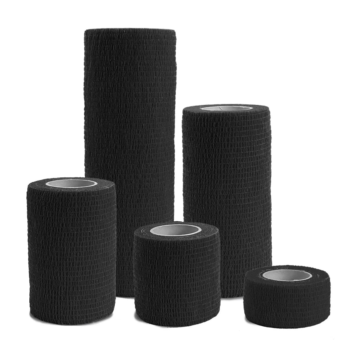 opatrunki, 1 szt. 4,5 m kolorowa sportowa samoprzylepna elastyczna taśma bandażowa do owijania na kolana, palce, kostki, dłonie i ramiona(Red,15cm X 4.5m)