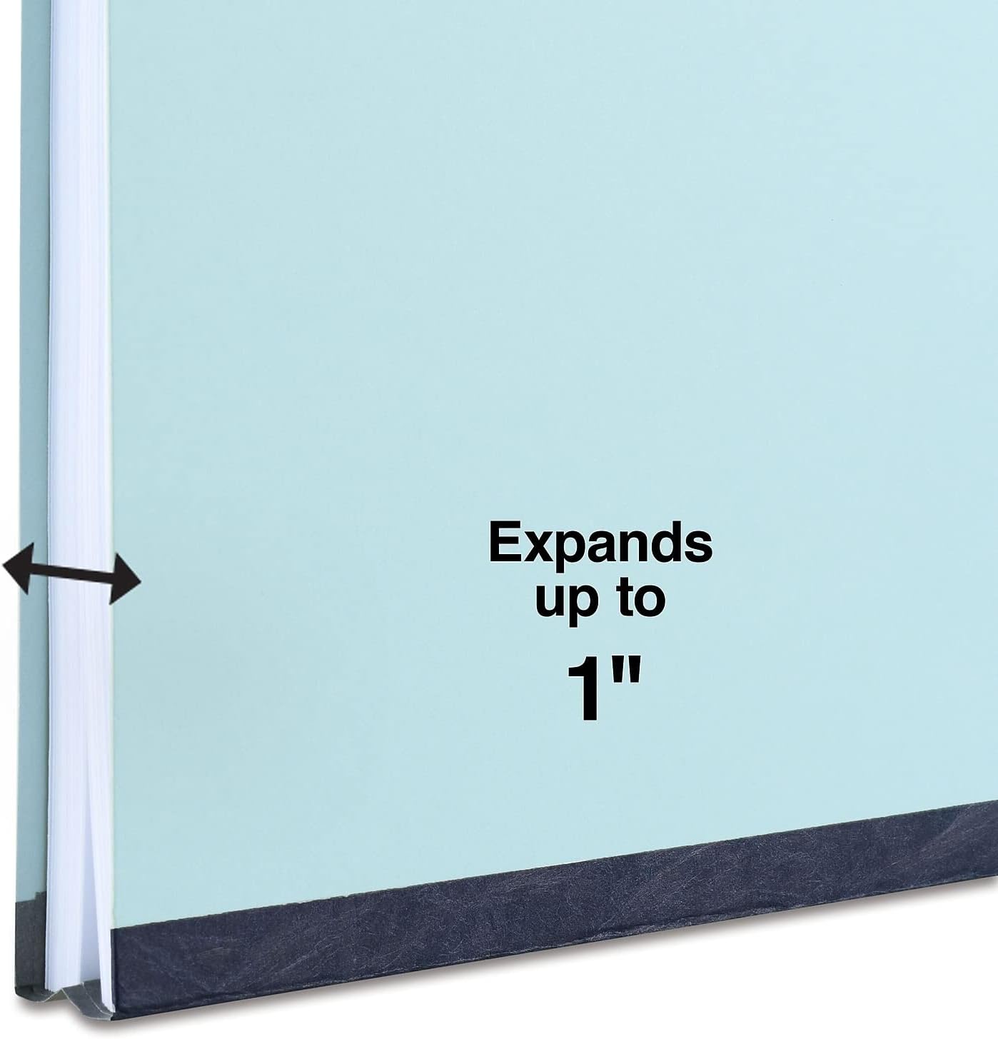 Staples Pressboard Fastener Folder, Legal Size, 1″ Expansion, Reinforced Durable Construction, 25/Box