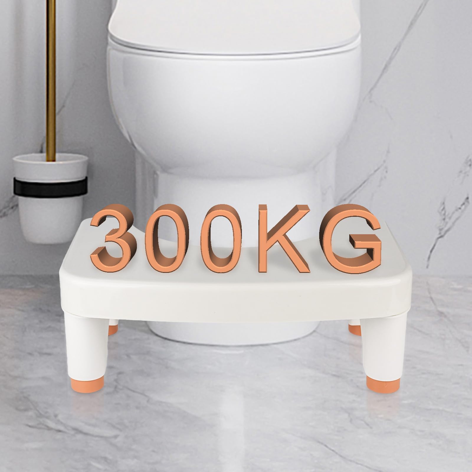 BUDDLEY Toiletkruk Bamboe Inklapbaar WC Krukje Voor De Juiste Houding 31710 1p