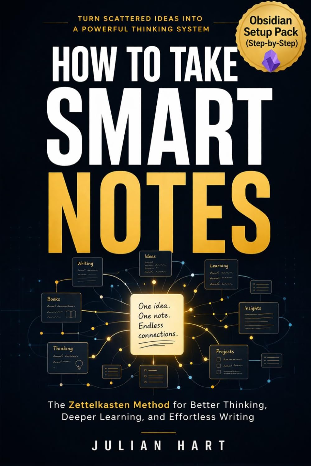 How To Take Smart Notes: The Zettelkasten Method for Better Thinking, Deeper Learning, and Effortless Writing