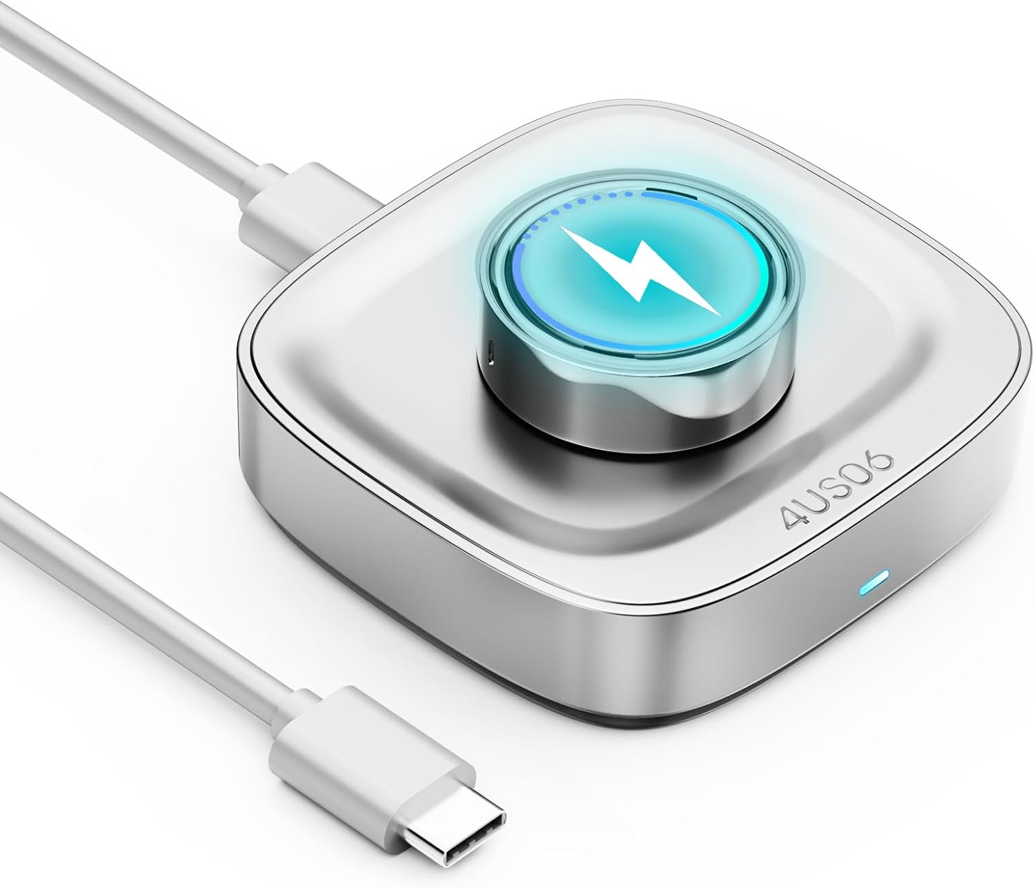 for Oura Ring Gen 4 Charger | Size 6 | Fast Charging Dock | USB-C Cable | Sliver 6