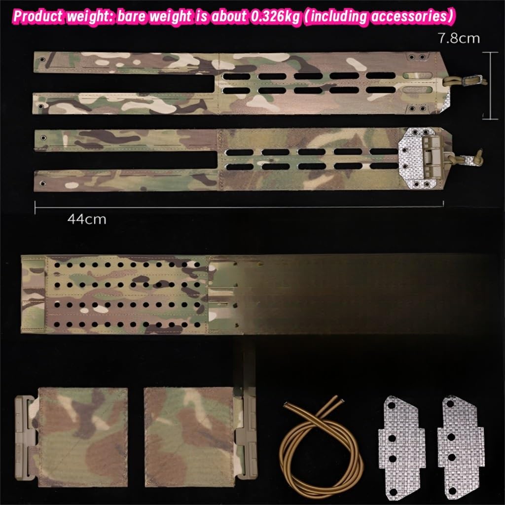 2PCS Lightweight Quick-Release Tactical Gear, Nylon Material - Fits Various Equip, For Team Activities/Tactical Games/Movie Props