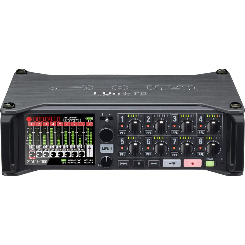 Amazon.com: Zoom F8n Pro 8-Input / 10-Track Multitrack Field