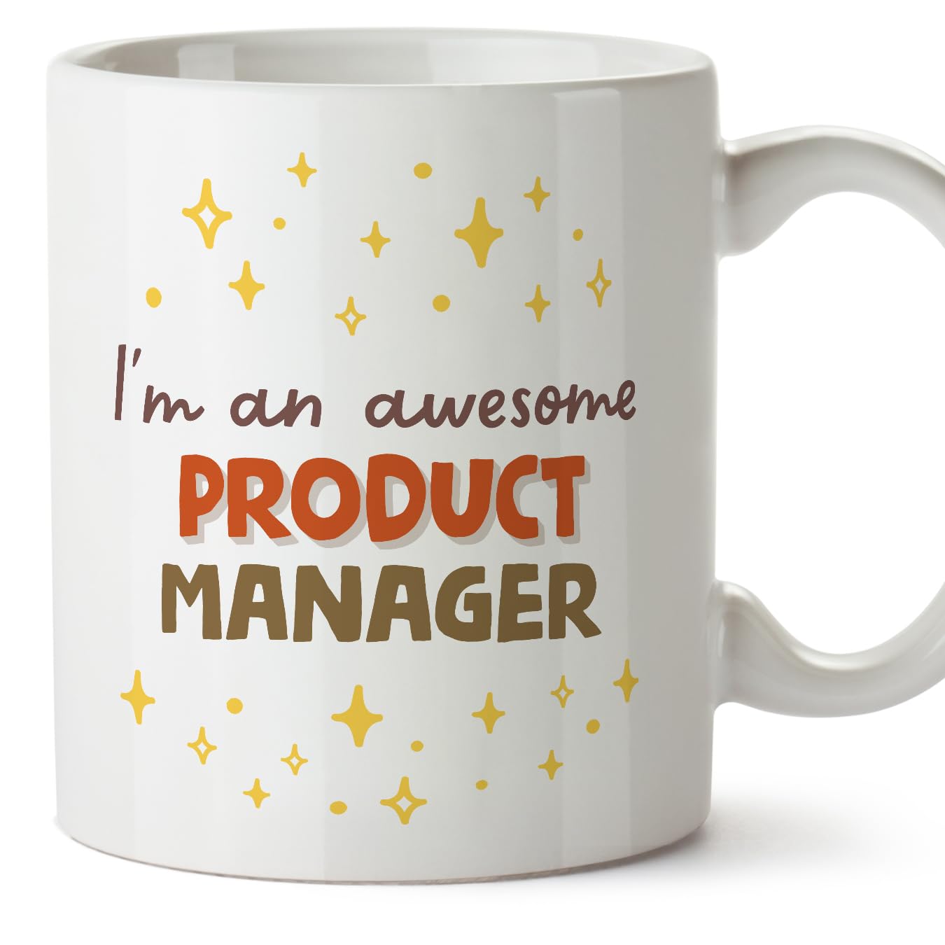 MUGFFINS Product Manager Man Mug - in English - I'm Awesome! - Funny Gift for Colleagues - Ceramic 11oz Mug