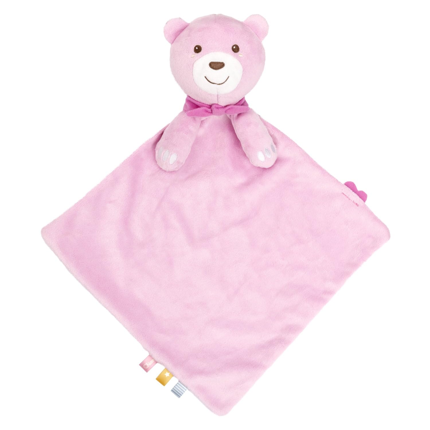 Chicco Gioco Maxi Doudou, Peluche in Morbido Velluto A Forma di Orsetto, con Musica Classica e New Age, Doudou Neonato, Lavabile in Lavatrice, Morbido da Coccolare, Da 0+ Mesi, Rosa, Regalo Neonato