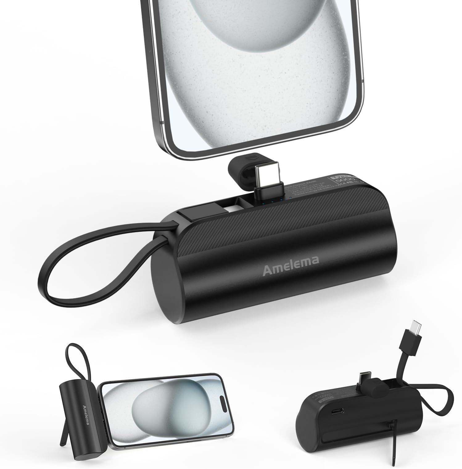 L.LYFOVR Small Portable Charger for iPhone 14/15 Pro Max