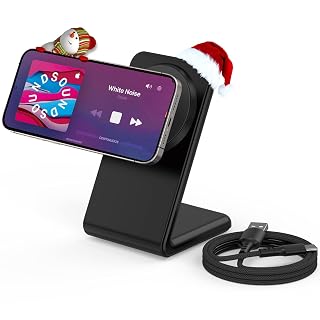 Mag.Safe Charger - iPhone Charger Stand, Fast Magnetic Wireless Charger for iPhone 17/16/15/14/13/12 Series - Black - Amazon product rated Grade A