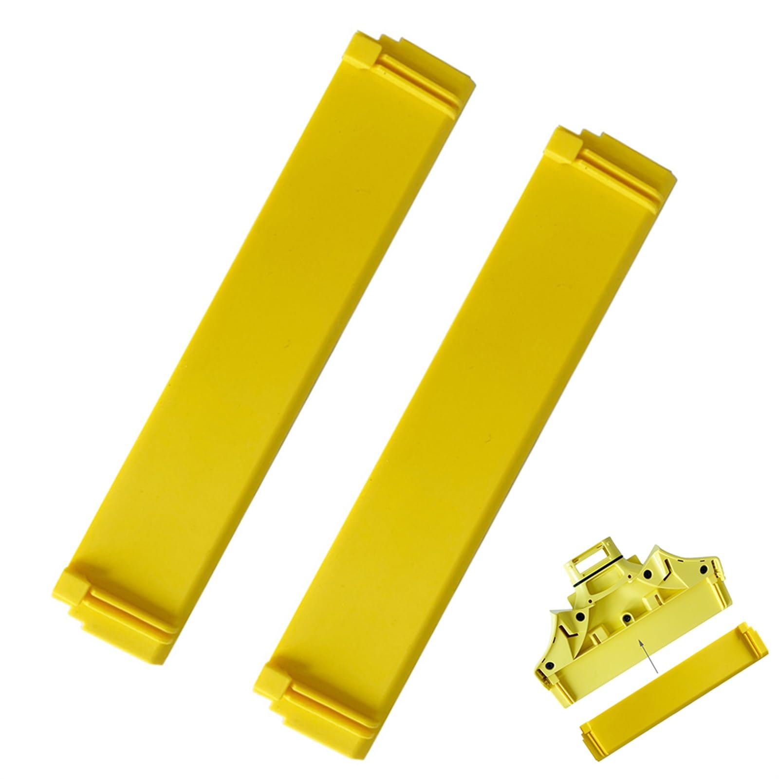 JUNPIY 2pcs Silicone Suction Lips WV6 Win-Dow Squeegee Vac Blades 280mm Vacuum Cleaner Accessories 5.633-360.0 Steam Cleaner Accessories