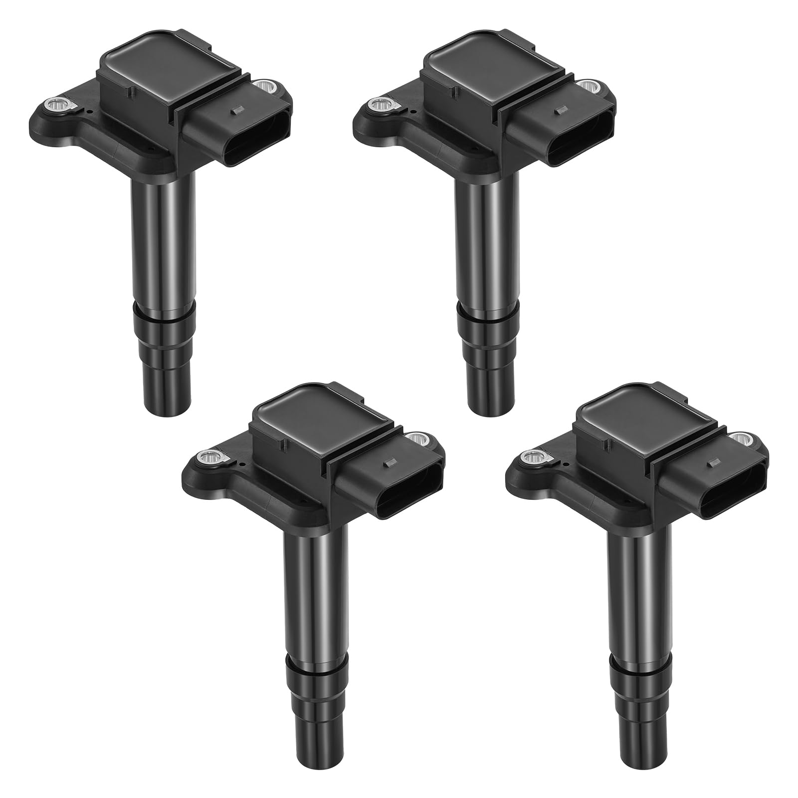 BDFHYK Ignition Coil Packs Compatible with VW Beetle Golf Jetta Passat Sharan, Compatible with Audi A4 A6 A8 TT Quattro RS6 S6 S8 1.8L 3.7L 4.2L L4 V8,Coil for 06B905115B UF274 5C1036 C1318 Set of 4