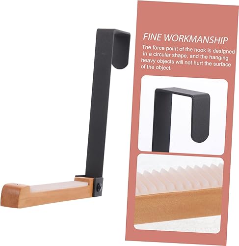 Miniatura 2 de Organizador de colgador de puerta para colgar sobre la puerta, gancho para abrigos, ahorra espacio, no se pega, fácil de usar, decoración del hogar,