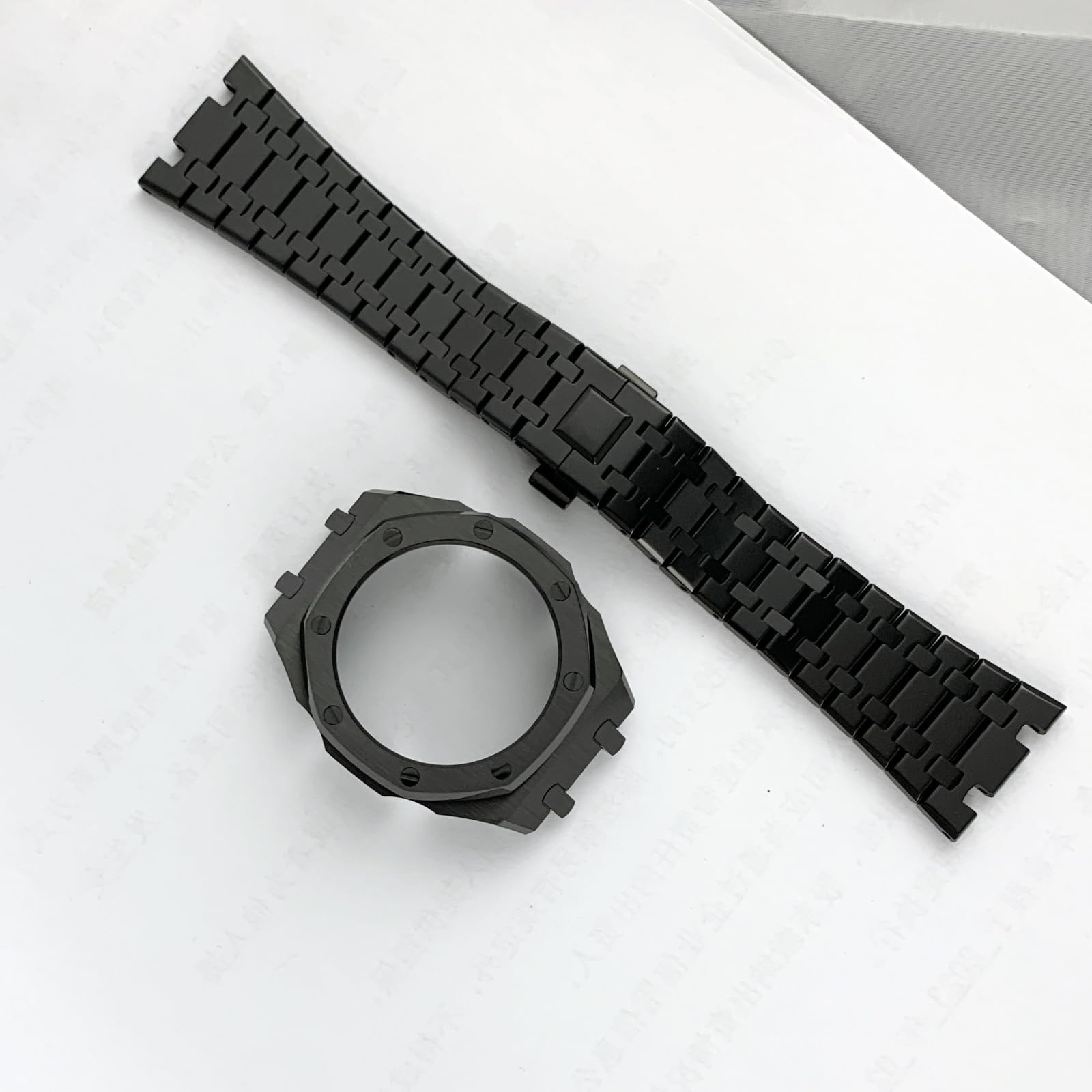 Ga2100 Watch Strap Case Mod Kit Parts,316L Metal Stainless Steel Band Bezel Custom Royal Oak Accessories Ring Compatible With Men's Watches G-Shock Ga-2100/GAB-2100/GA-2110