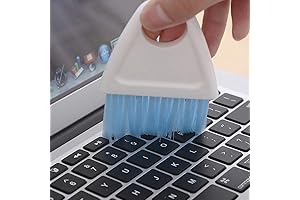 Mini Broom and Dustpan Set for Mini Messes - 1 Pack Blue & White