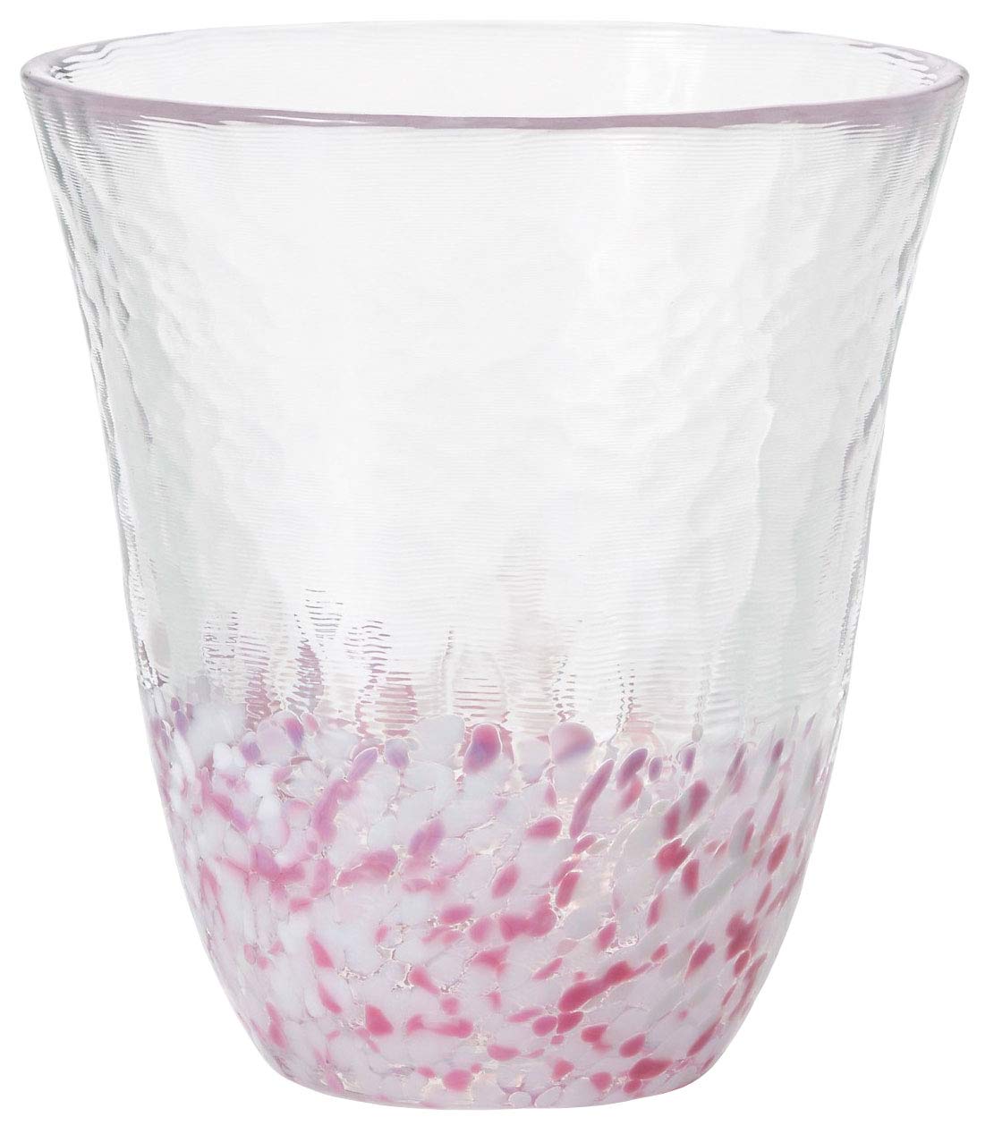 Aderia F79438 Tsugaru Vidro Sakura Sakura Glass, Pink, 10.8 fl oz (320 ml), Made in Japan, Cosmetic Box, Highball Cup, Wedding Celebration, Beer, Stylish, Glass, Japanese Sake, Whiskey, Gift, Women's 