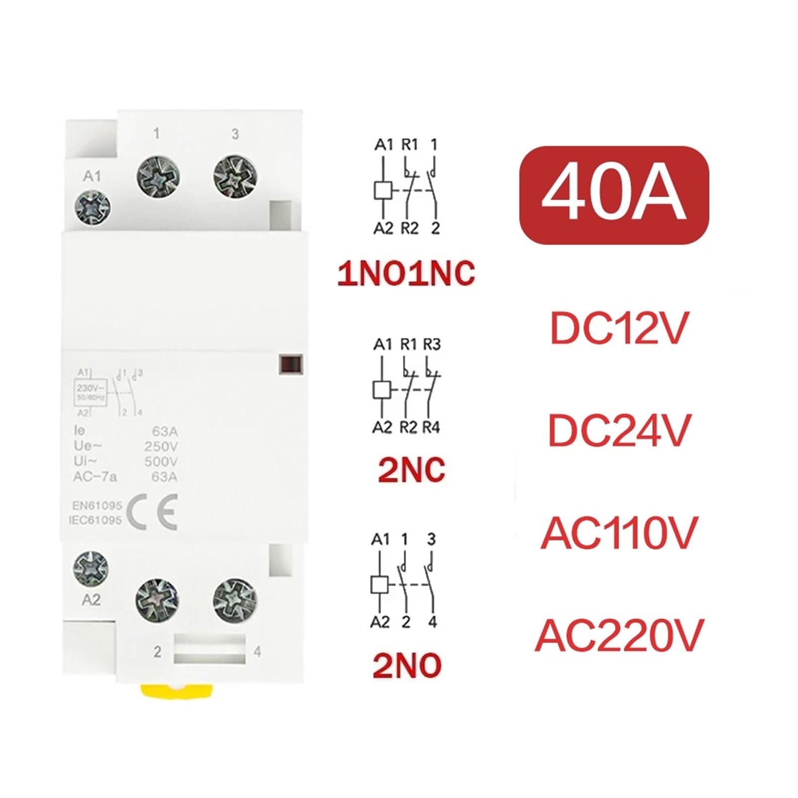 Din-Schienen-Haushalts-Wechselstrom-Modular-Schützschalter-Controller