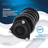 Vista 386 de Detroit Axle - Kit de suspensión delantera de 10 piezas para Chevy Aveo Aveo5 Pontiac G3 Wave 2 Ready Struts Assembly 2 Enlaces de barra