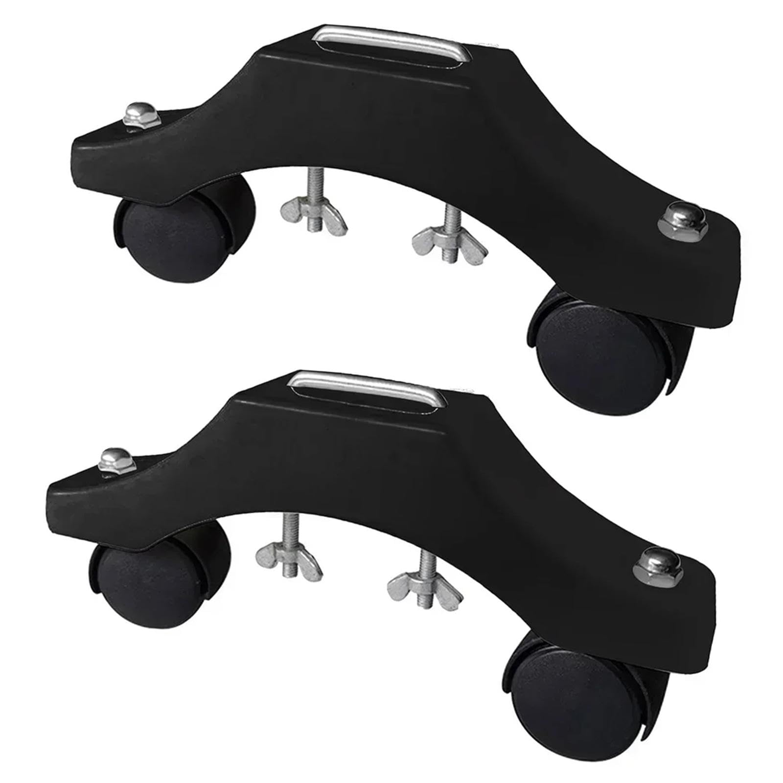 Qianly 2 Pieces Roller Feet for Infrared Space Heater Movable Holder Sturdy for Home Office Length 23cm Universal