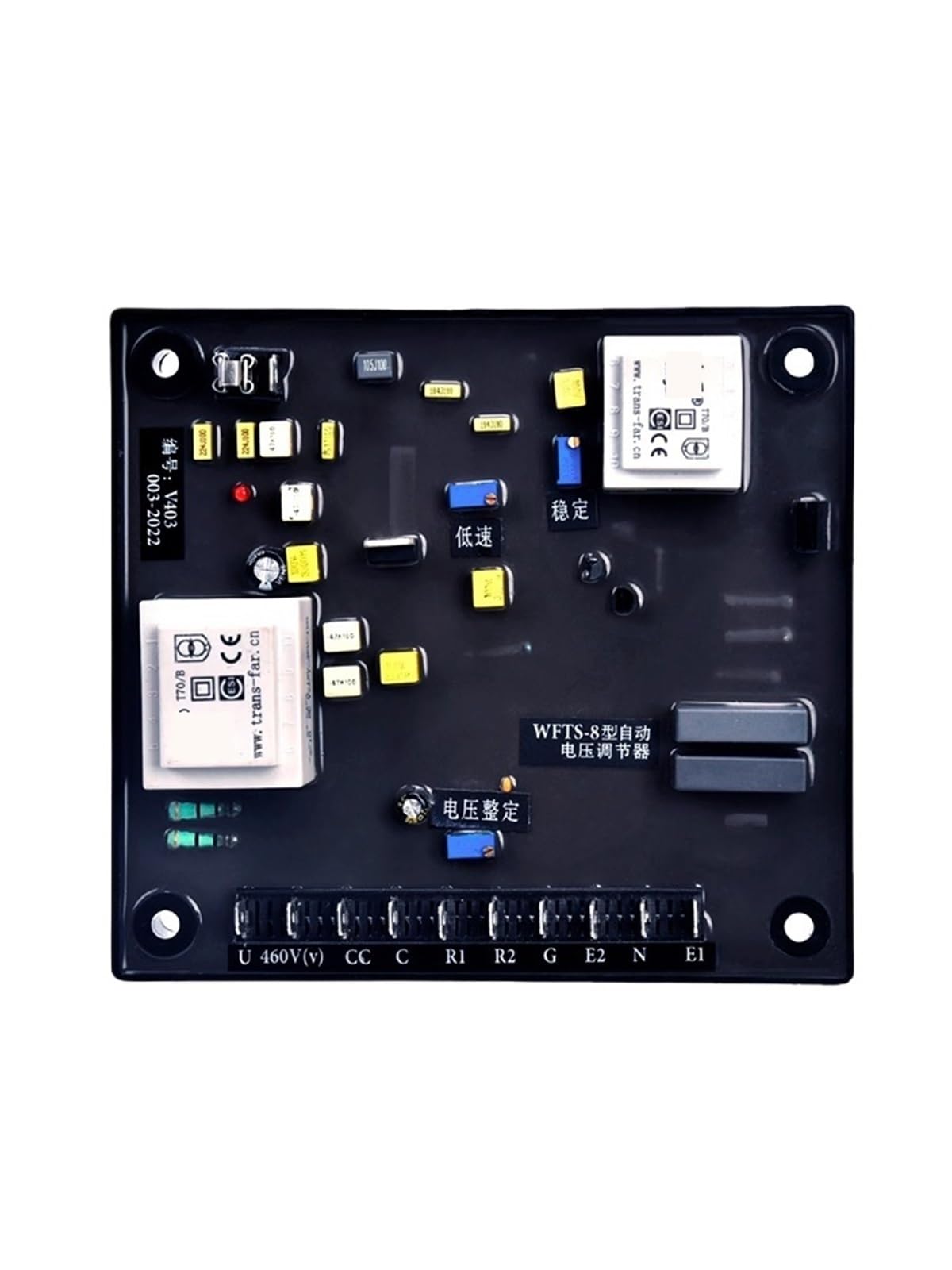 XXUCZVRYO 1pcs WFTS-8 voltage regulator board generator automatic AVR excitation brushless(WFTS-8 copy)
