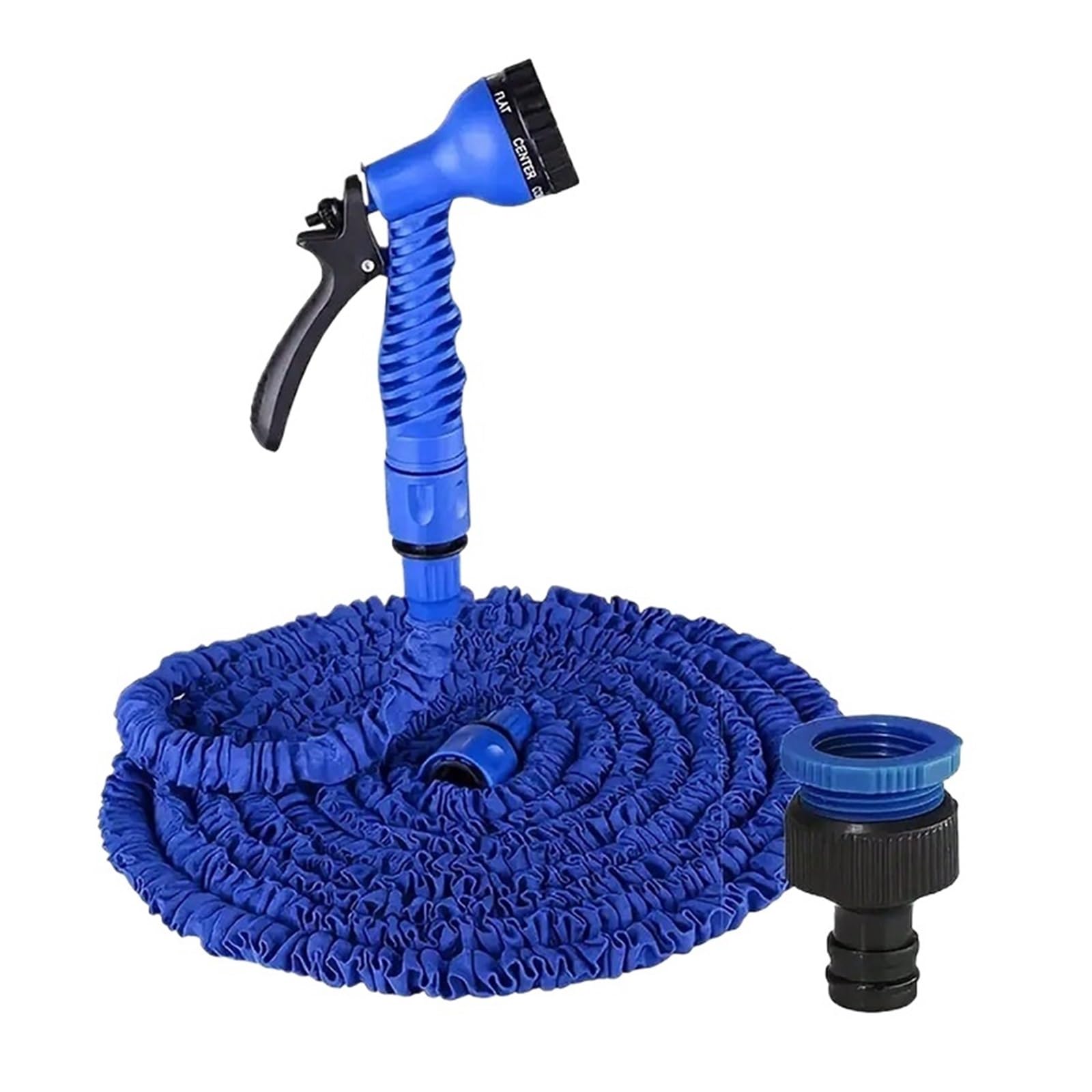 Juego de mangueras de jardín extensibles Suministros de jardinería, manguera mágica expandible, lavado de coches de alta presión, 7 funciones de pulverización de agua, pistola de agua, manguera de rie