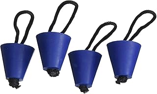 HINTER Universal Kayak Scupper Plug Kit (Fit: Hobie Kayaks, Native Kayaks, Wilderness Systems Kayaks, Feelfree Kayaks, Perception Kayaks, Old Town Kayaks, plus all other major brands)