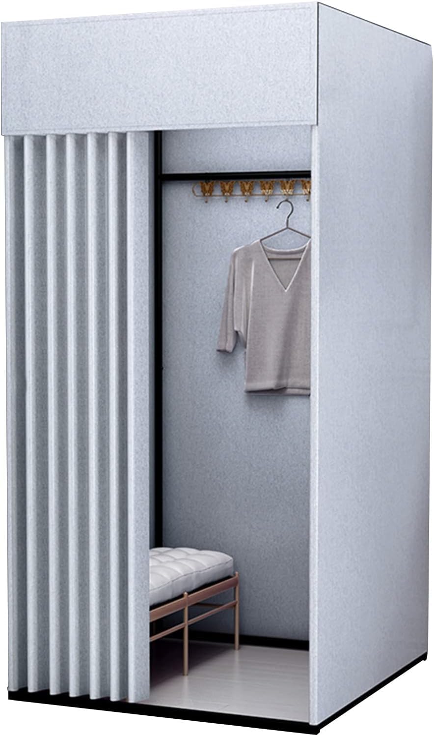 Cabine d'essayage pour magasin de vêtements et dressing de chambre modulable