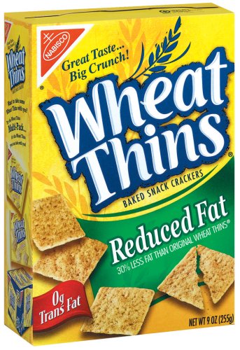 Galletas Wheat Thins Baked Crackers - Reducidas en Grasa, 9 oz miniatura 2