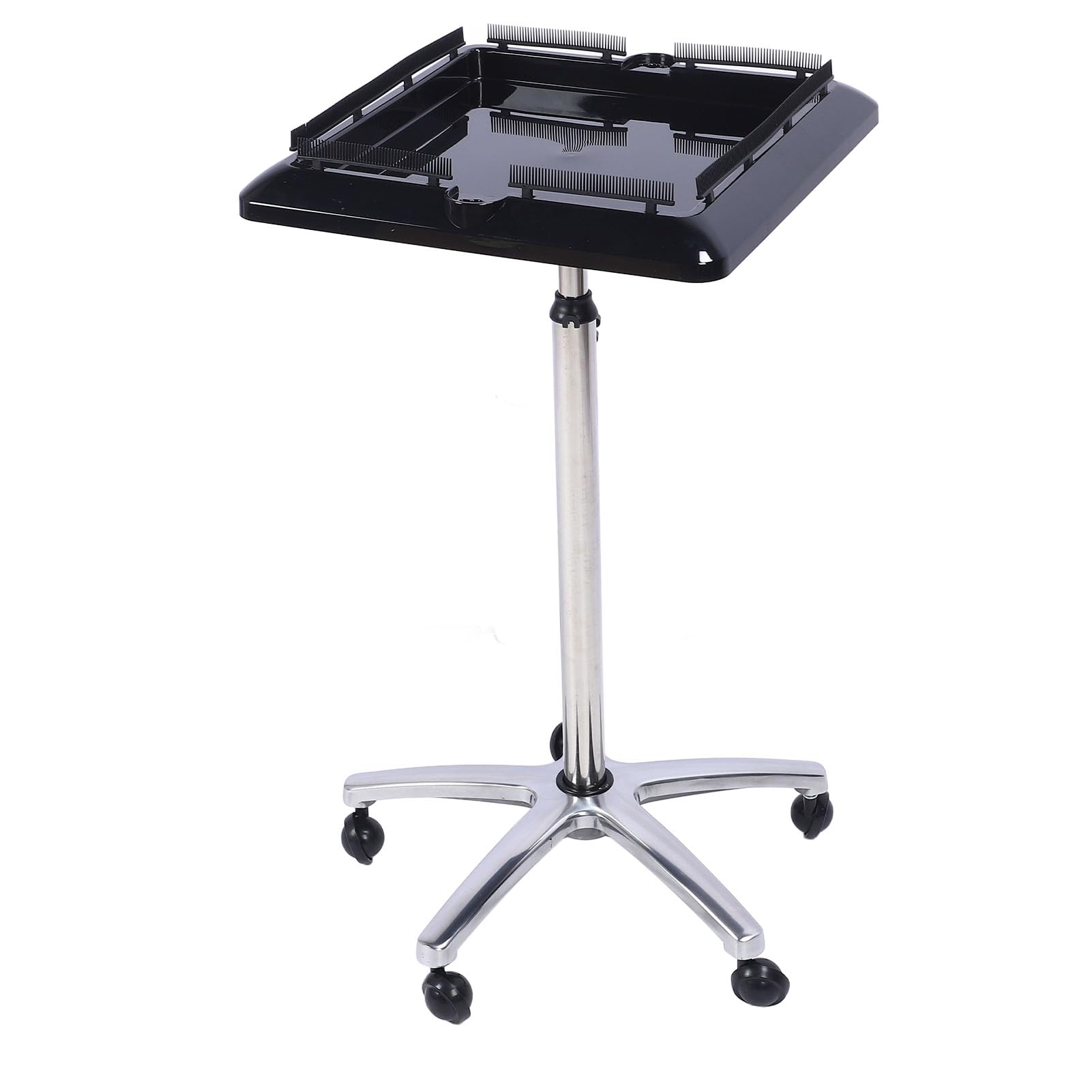 Generic Carro de Extensión de Cabello para Salón, Carrito con Bandeja Rodante, Multifuncional, Móvil, de Acero Resistente, para Estilista Profesional, ABS
