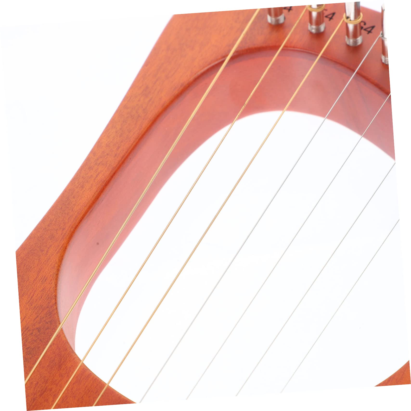 ibasenice Strumento Musicale Lira Portatile in Legno 7 Corde, Suono Caldo e Design Creativo per Principianti e Ragazzo Ragazza, Include Accordatore Professionale