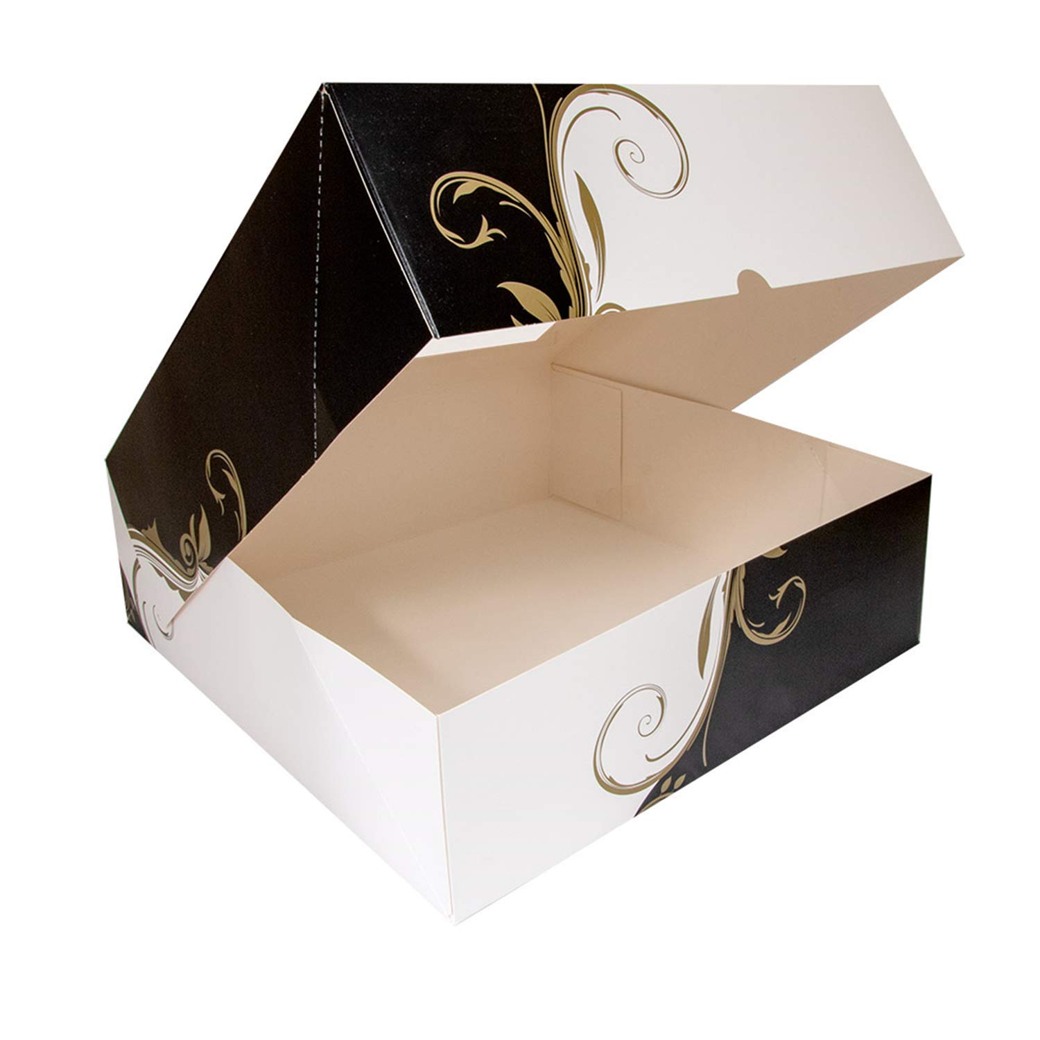 Scatole Pasticceria Con Finestra - 32x32x10 Cm, Set Da 50, Bianco - Foto 13
