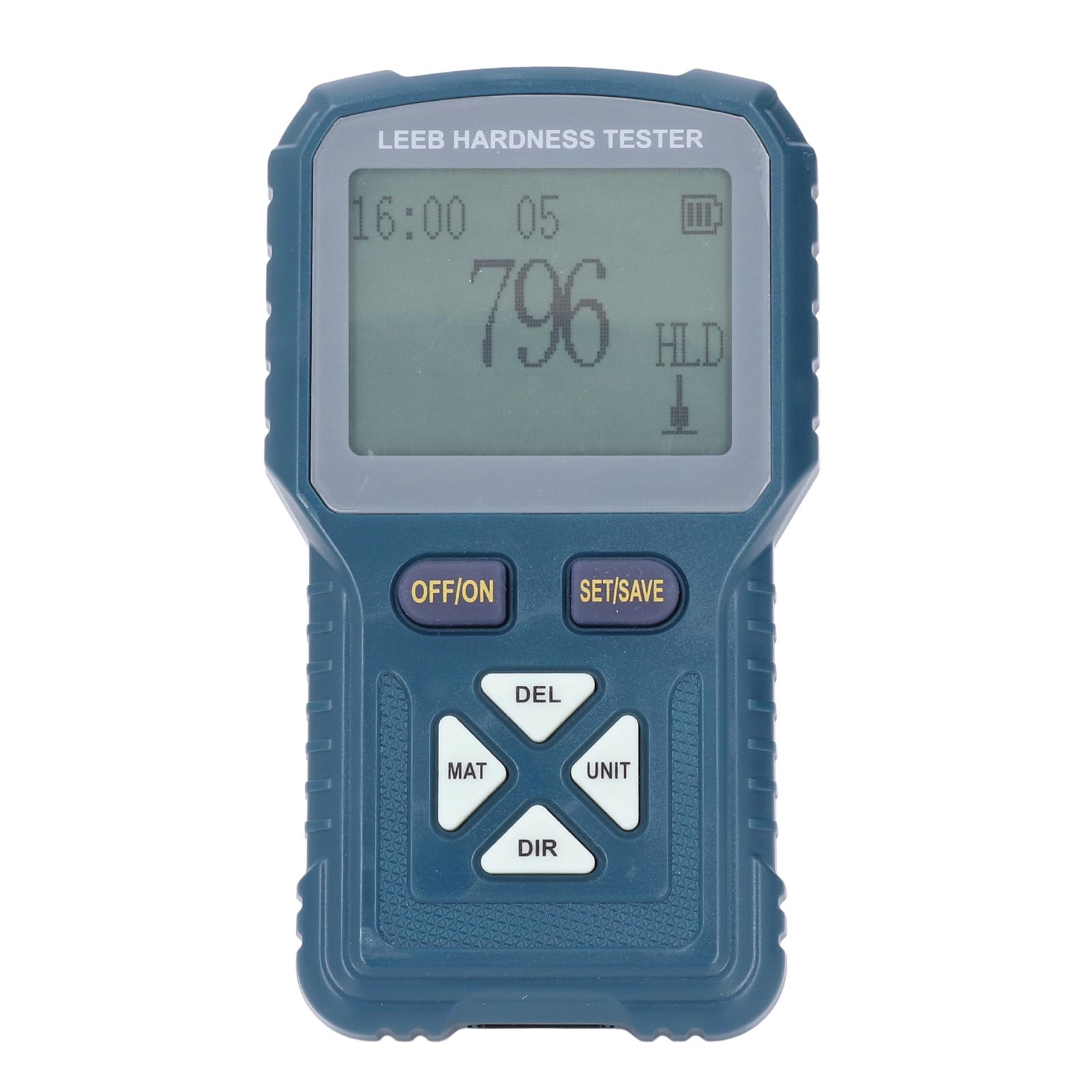 Durometro Digitale Portatile per Metalli Acciaio Rame Ottone Ghisa Alluminio Display LCD Batteria Ricaricabile