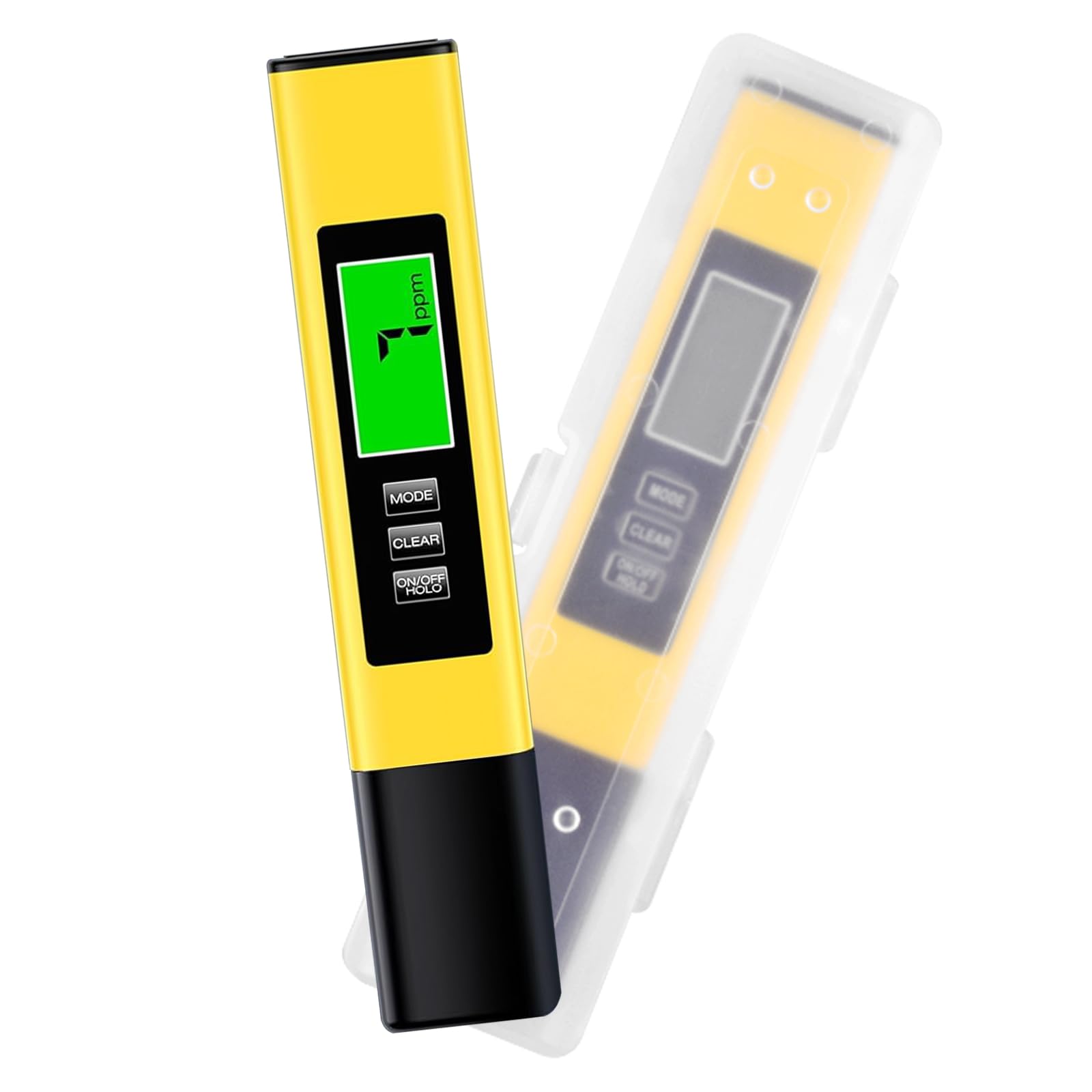 Tester Acqua 4-in-1 Misuratore TDS EC Temperatura con Display LCD & Sonda Titanio Per Acqua Potabile, Acquario, Piscina
