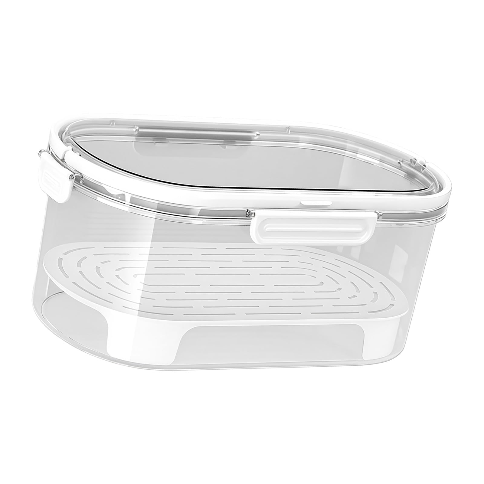 sodeber Multifunctional Leak-Proof Food Organizers Box for Household Travel Use Adjustable Divided Compartment Food Storage Organiser